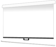 ケース付きスプリングスクリーン