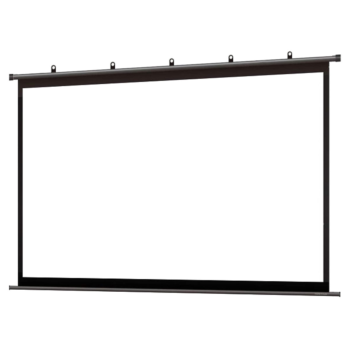 掛け軸 プロジェクター スクリーン ワイド140インチ ブラックマスク付き