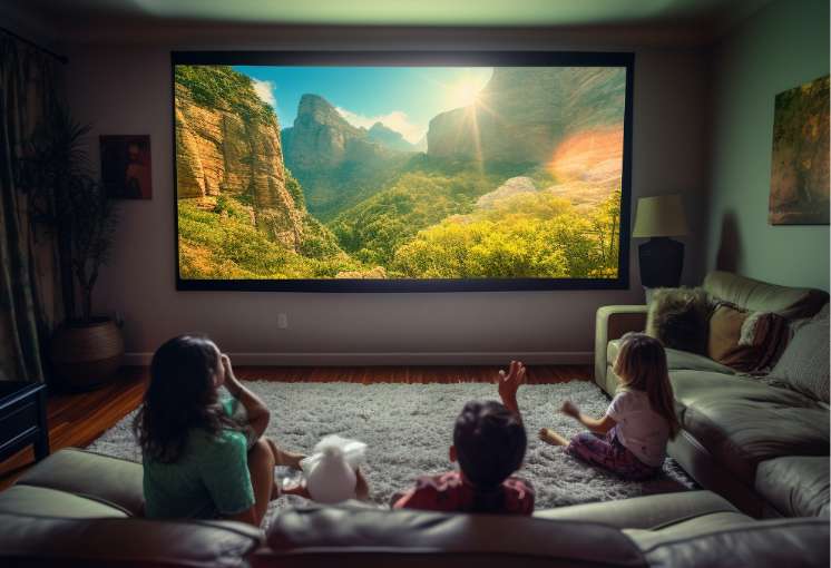 みんなで集まる、映画鑑賞の至福の空間