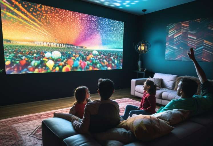 親しい人と共有する、感動のホームシアタータイム