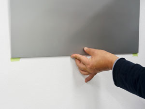 目印に合わせてはりつける