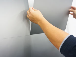 複数枚のパネルを組み合わせる