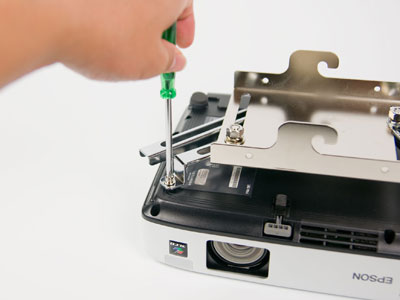 プロジェクターに固定